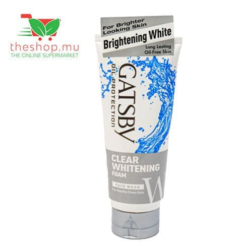 Gatsby, Face Wash Clear Whitening Foam, 120g