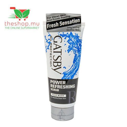 Gatsby, Face Wash Power Refreshing Scrub, 120g