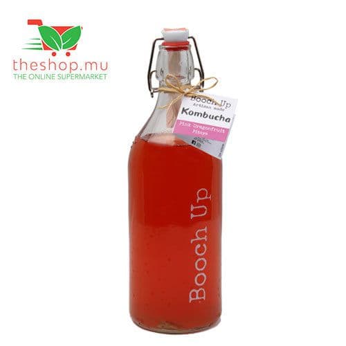 Booch Up, pink dragonfruit kombucha, 1L