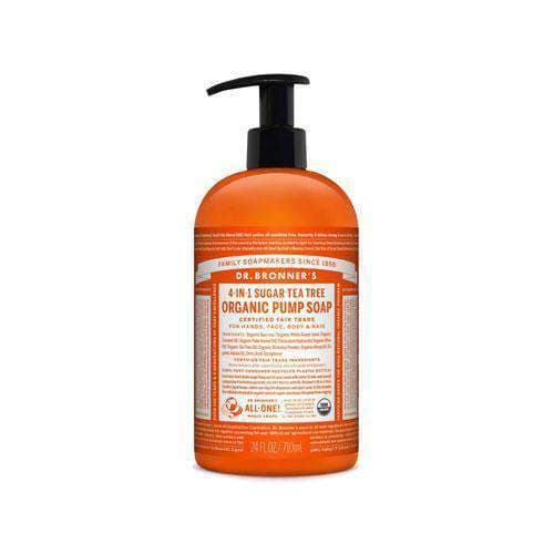 Dr Bronner's, Organic Tea Tree Pump Soap, 710 ml