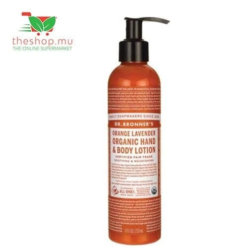 Dr Bronner's, Orange Lavender Body Lotion, 237ml/8