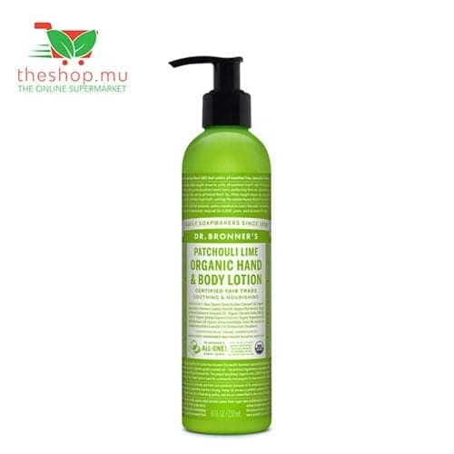 Dr Bronner's, Patchouli Lime Body Lotion, 237ml/8o
