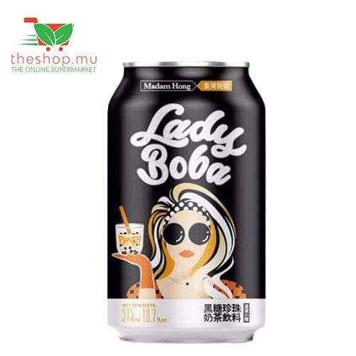 Lady Boba, Bubble Tea Brown Sugar, 315 ml