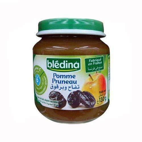 Bledina, Prunes with Apple Puree, 130g (6+ months)