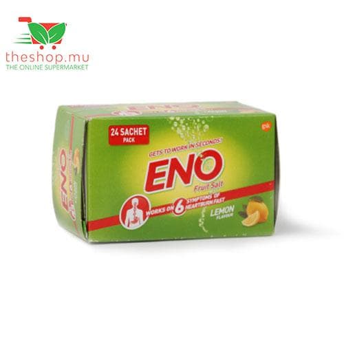 Eno, Fruit Salt Lemon Flavour, 24 Sachets