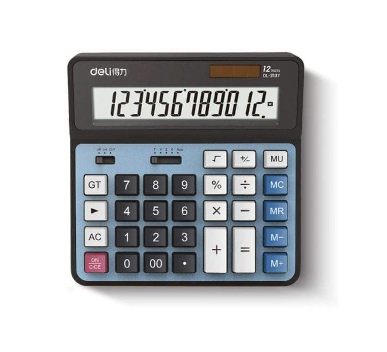 Deli, 12 Digit Calculator