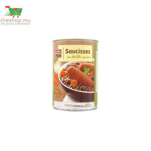 Belle France, Saucisses Aux Lentilles, 420g