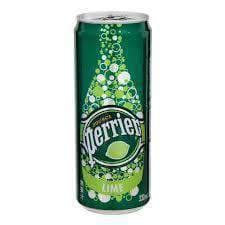 Perrier, Lime Sparkling Water, can, 250ml