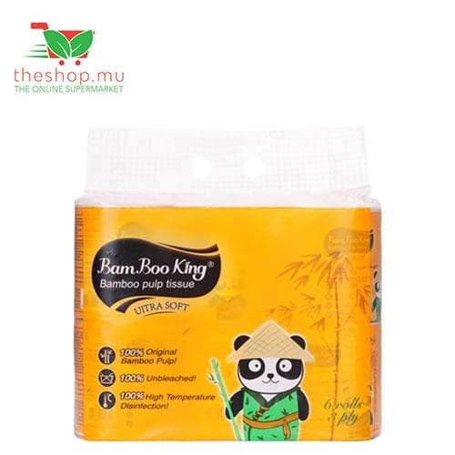 BamBoo King, Toilet Tissue, Pack of 6