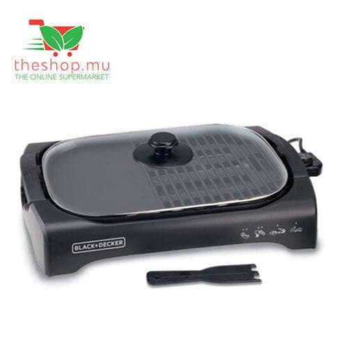Black & Decker, Open Flat Grill with Glass Lid