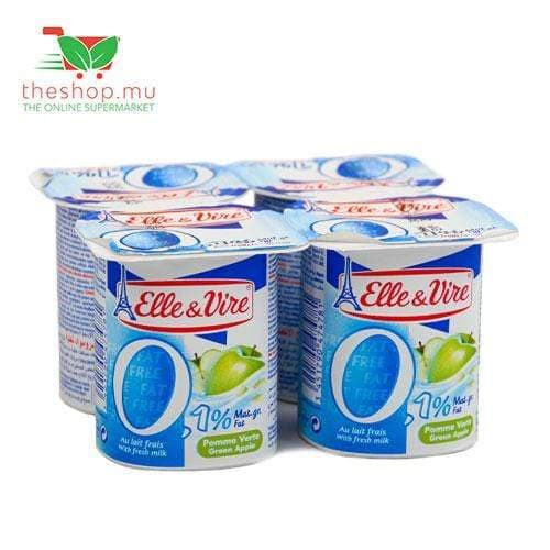 Elle & Vire, Lacte 0% Pomme Vert, 4 x 125g