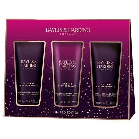 B & H Wild Fig & Pomegranate Hand Cream Set