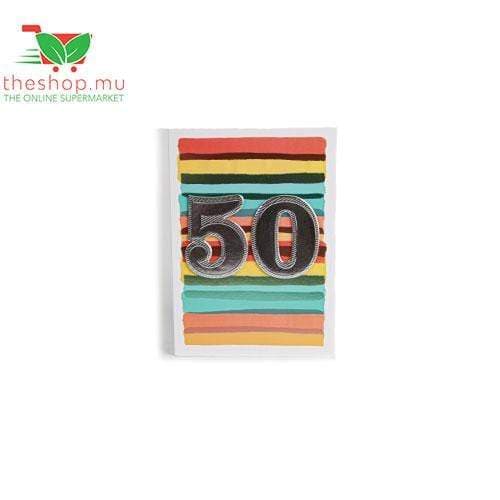 "50" Birthday Greeting Card