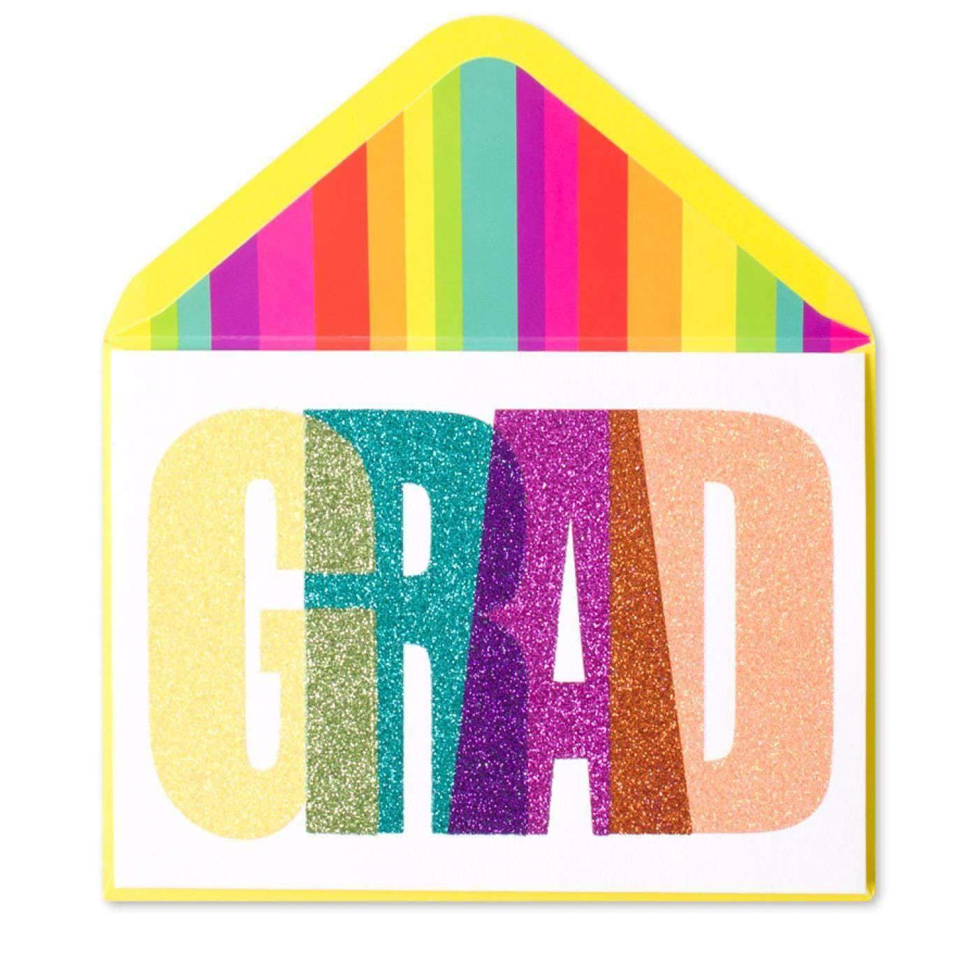 "Grad" Overlapping Glitter