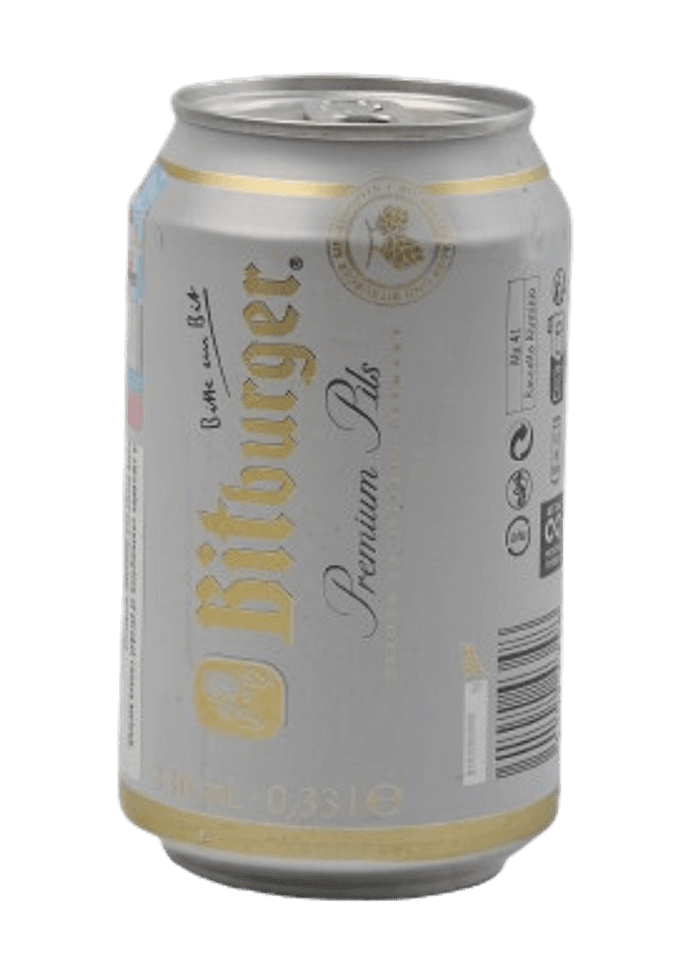 Bitburger, Premium Pils Can 4.8%, 0.33L
