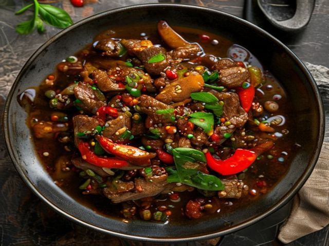 Beef & Black Bean Stir-Fry