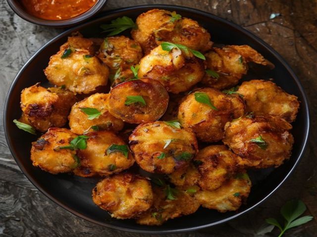 Bhajas (Vegetable Fritters)